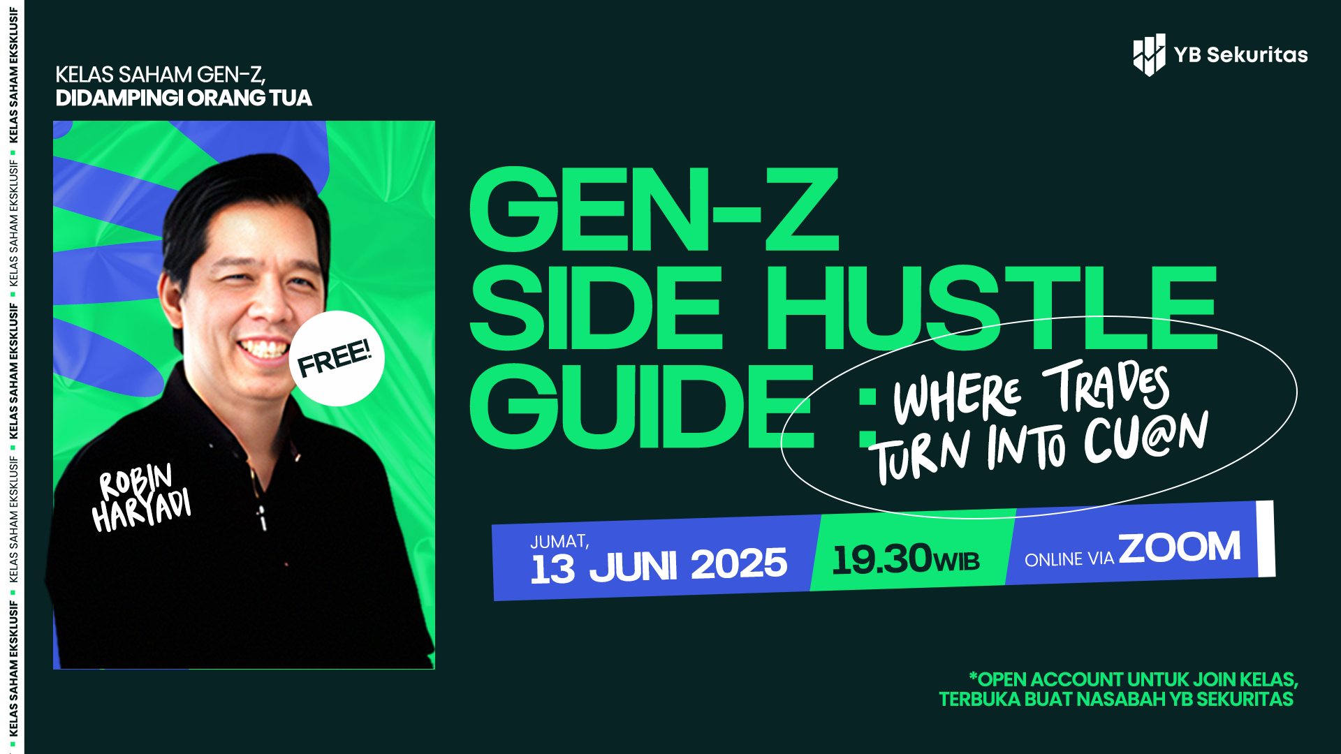 Gen-Z Side Hustle Guide : Where Trades Turn into Cuan Banner
